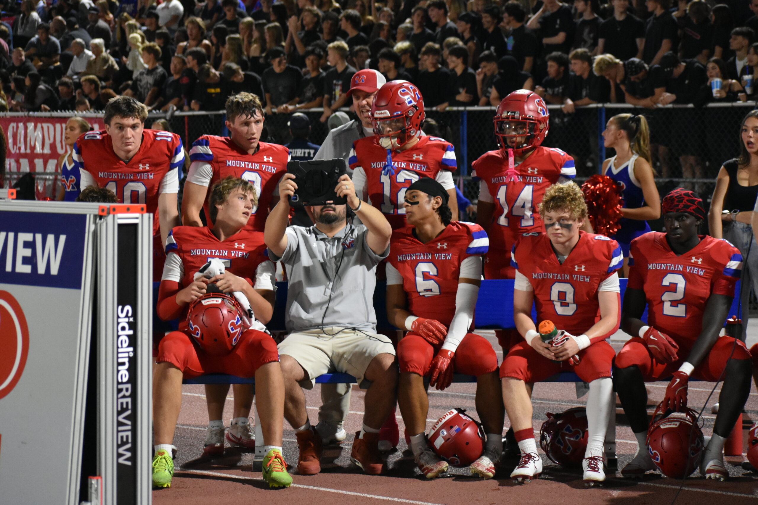 Mountain View Toro Football JV action photo